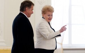 Dalia Grybauskaitė susitiko su Suomijos prezidentu Sauliu Ninisto